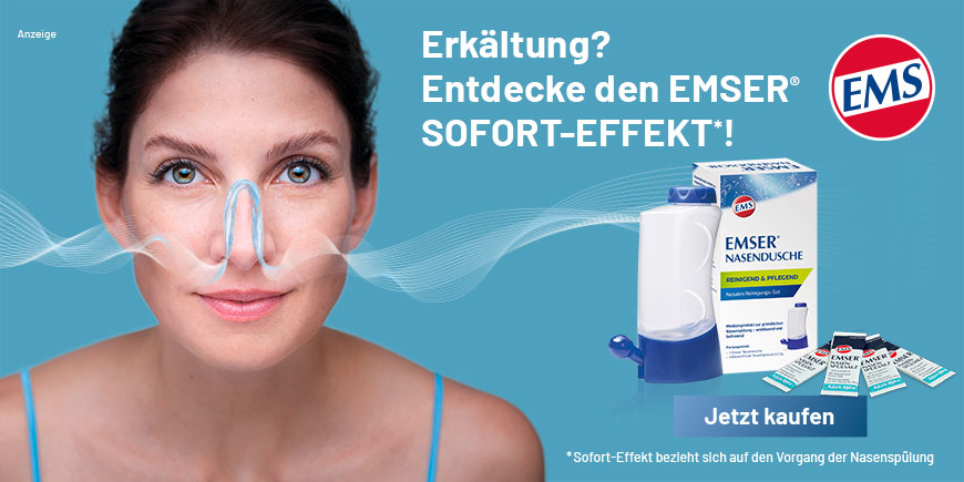 Emser Nasendusche befreit die Nase