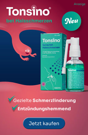 Tonsino Spray bei Halsschmerzen