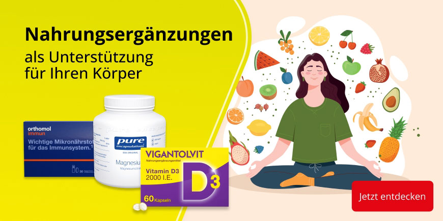 Nahrungsergänzungsmittel als Unterstützung für Ihren Körper