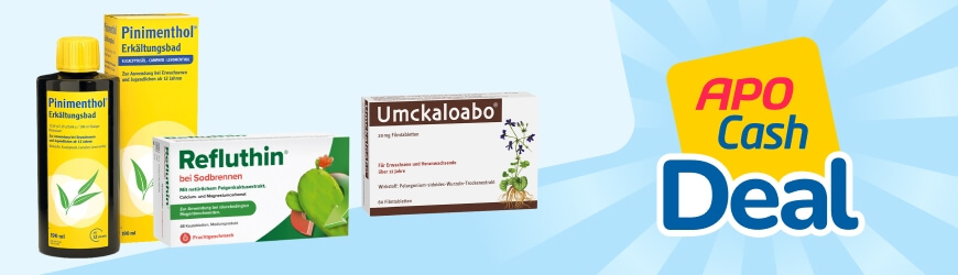 Umckaloabo, Refluthin, Pinimenthol Deals