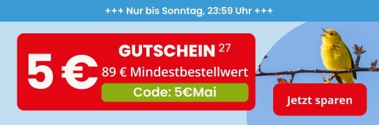 5 € Rabatt mit Code 5€Mai – Weitere Bedingungen unter Fußnote 27