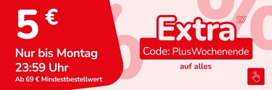 5 € Rabatt mit Code PlusFruehling – Weitere Bedingungen unter Fußnote 27
