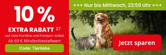 10 % Rabatt mit Code Tierliebe – Weitere Bedingungen unter Fußnote 27