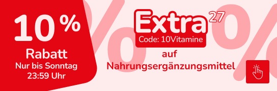 10 % Rabatt mit Code 10Vitamine - Weitere Bedingungen siehe Fußnote 27