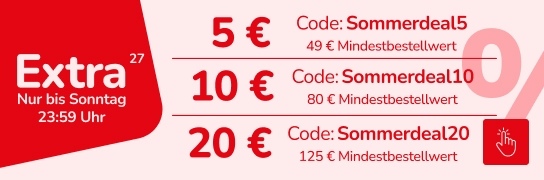 Bis zu 20 € Rabatt - Weitere Bedingungen siehe Fußnote 27