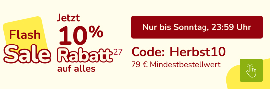 10 % Extra-Rabatt auf alles - Weitere Bedingungen siehe Fußnote 27