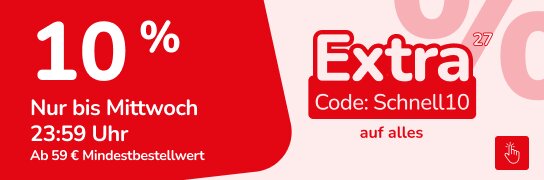10 % mit Code Schnell10 sparen - Weitere Bedingungen siehe Fußnote 27