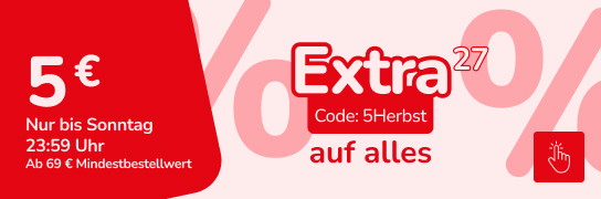 5 € Extra-Rabatt - Weitere Bedingungen siehe Fußnote 27