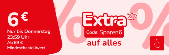 6 € Extra-Rabatt - Weitere Bedingungen siehe Fußnote 27