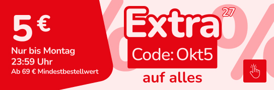 5 € Extra-Rabatt - Weitere Bedingungen siehe Fußnote 27
