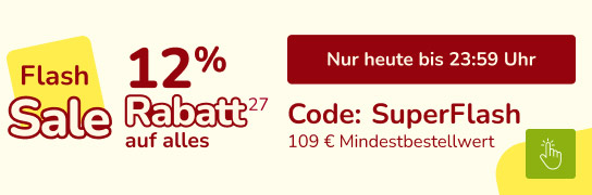 12 % Extra-Rabatt mit dem Code SuperFlash - Bedingungen siehe Fußnote 27