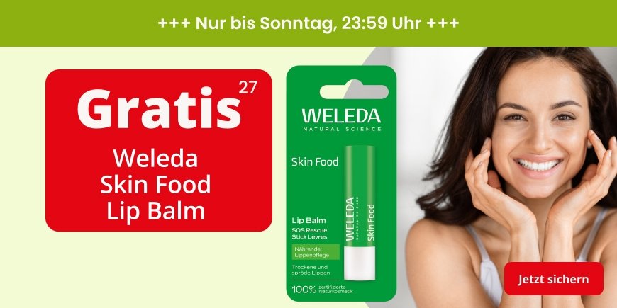 Weleda Skin Food Lip Balm mit Karton