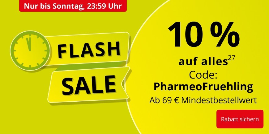Mit Code PharmeoFruehling sparen - Weitere Bedingungen siehe Fußnote 27