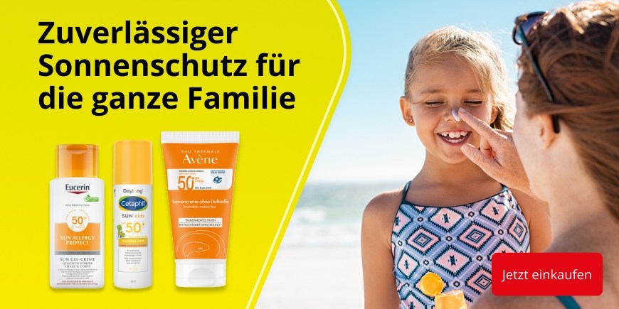 Zuverlässiger Sonnenschutz für die ganze Familie