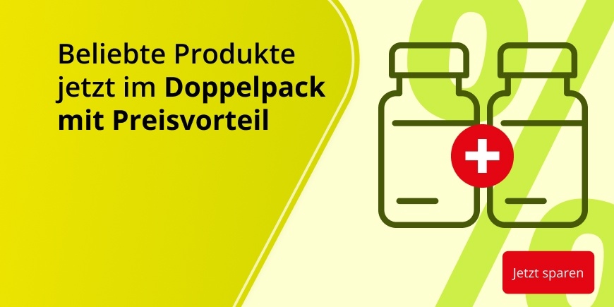 Beliebte Produkte jetzt im Doppelpack mit Preisvorteil