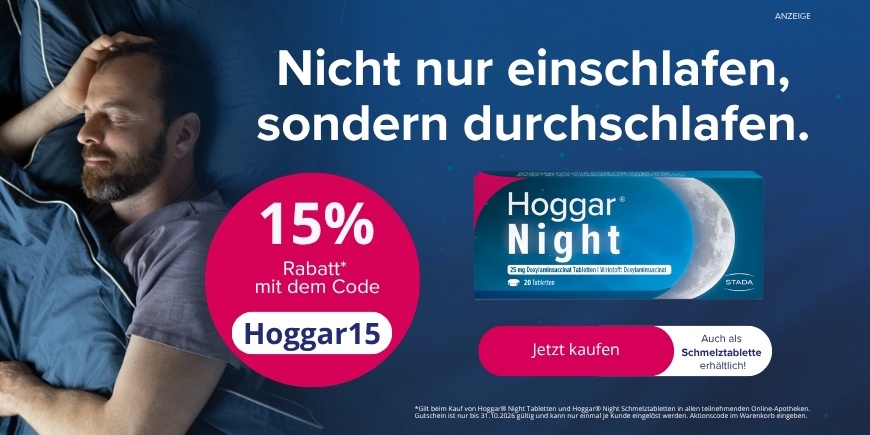 Hoggar Night 25 mg Doxylamin Schlaftabletten