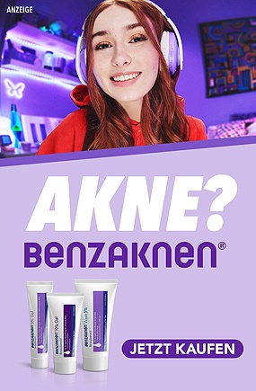 Benzaknen 10% Gel bei mittelschwerer bis schwerer Akne